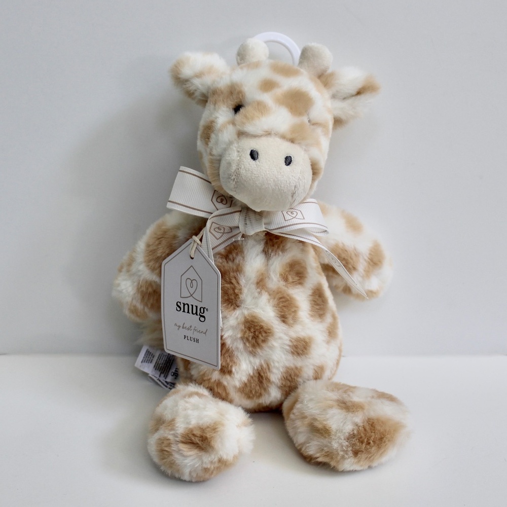 Snug Giraffee Plush Soft Baby Toy Stuffed Animal Lovey 12" Cream NEW